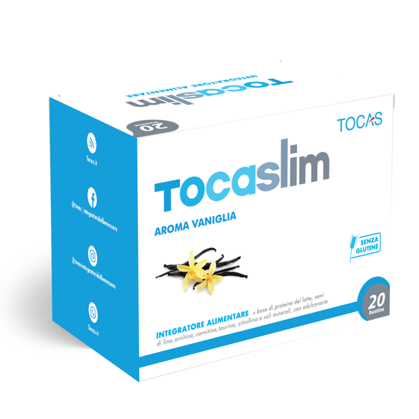 Tocas - Tocaslim Gusto Vaniglia Confezione 20 Bustine Da 19 Gr 