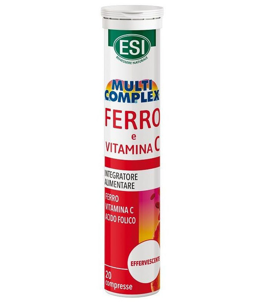 Esi - Multicomplex Ferro E Vitamina C Confezione 20 Compresse Efferverscenti 