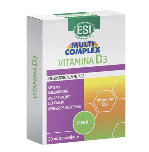 Esi - Multicomplex Vitamina D3 Confezione 30 Tavolette