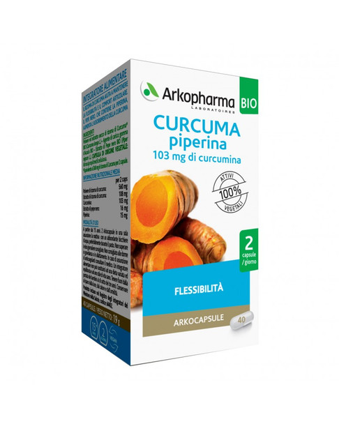 Arkopharma - Arkocaps Curcuma Piperine Bio Confezione 40 Capsule