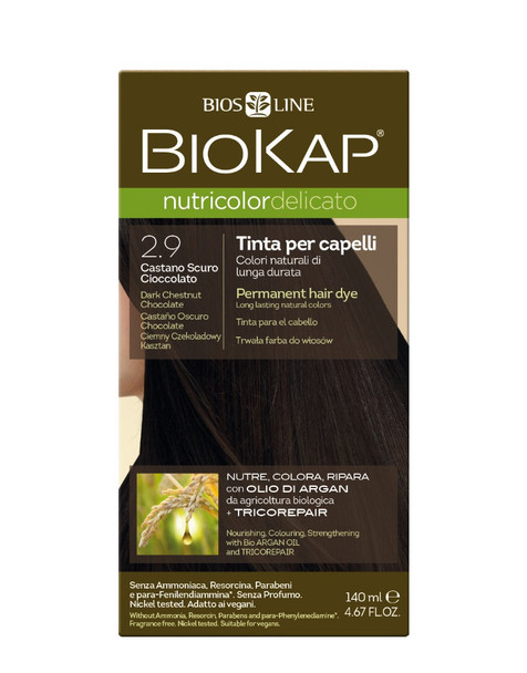 Bios Line - Biokap Nutricolor Delicato 2.9 Castano Scuro Cioccolato 