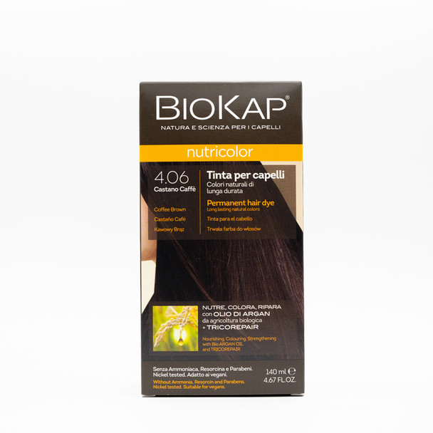 Bios Line - Biokap Nutricolor 4.06 Castano Caffè 