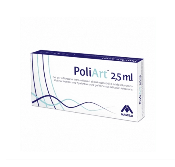 Mastelli - PoliArt Siringa Intra-Articolare Siringa Preriempita Confezione 1X2.5 Ml