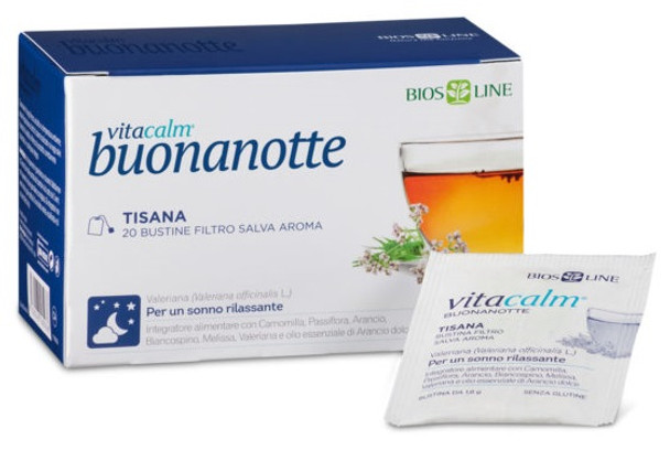 Bios Line - Vitacalm Buonanotte Tisana Confezione 20 Filtri