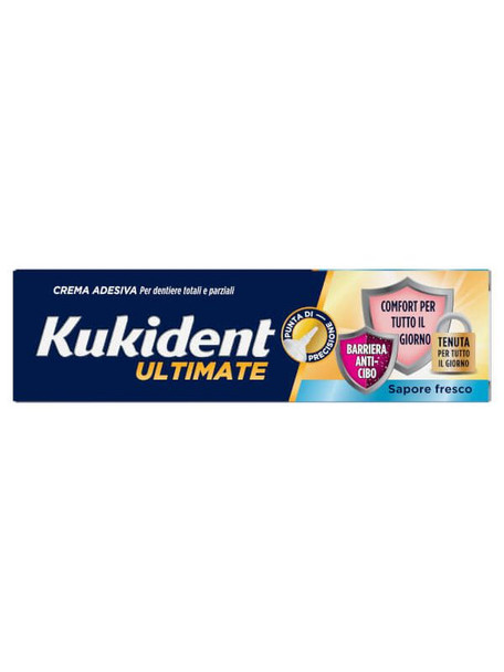 Kukident Ultimate Crema Adesiva Sapore Fresco Confezione 40 Gr