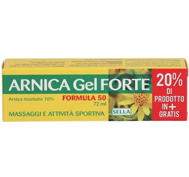 Sella - Arnica 10% Gel Formula 50 Confezione 72 Ml 