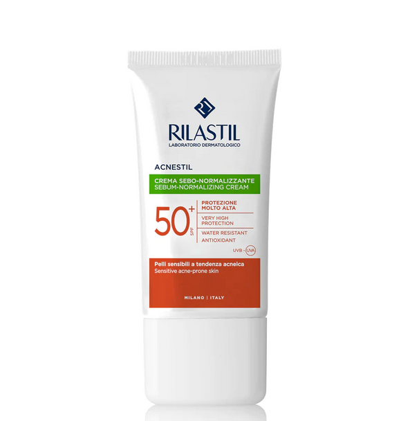 Rilastil - Fotoprotezione 365 Acnestil Crema Spf50+ Confezione 50 Ml