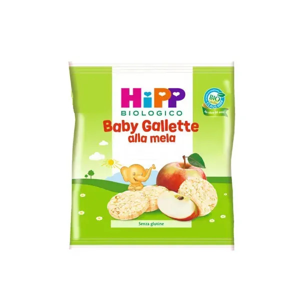 Hipp - Baby Gallette Gusto Mela Biologiche Confezione 30 Gr