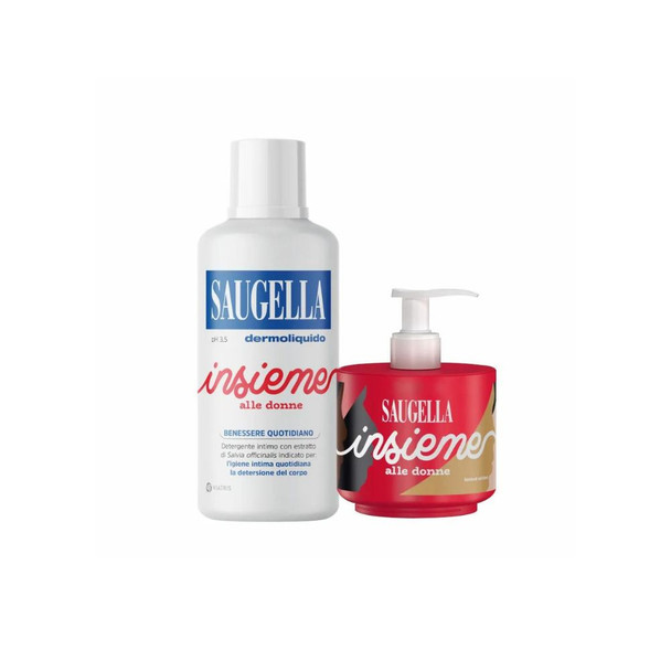 Saugella - Art Edition Dermoliquido Confezione 500 Ml +  Limited Edition Detergente Intimo Confezione 150 Ml 
