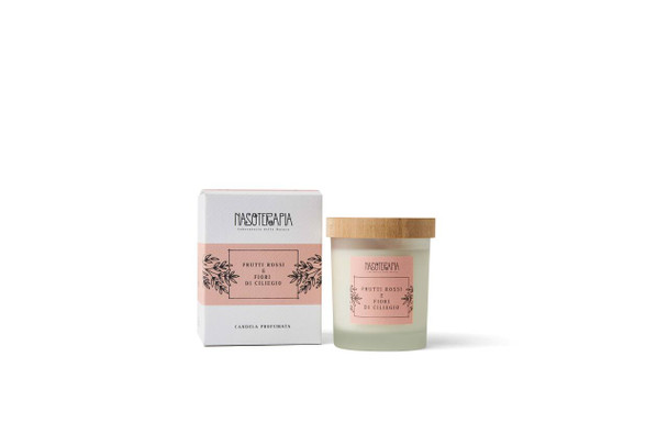 Nasoterapia - Candela Frutti Rossi e Fiori Di Ciliegio Confezione 180 Gr