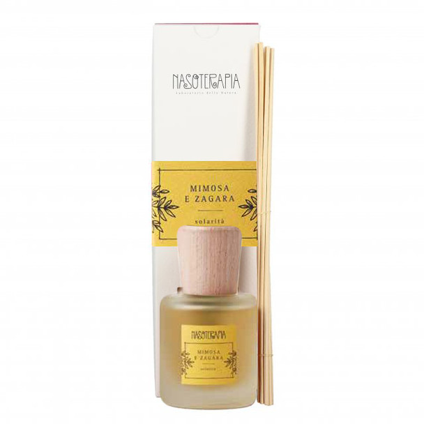 Nasoterapia - Diffusore D'essenza Con Bastoncini Mimosa e Zagara Confezione 100 Ml