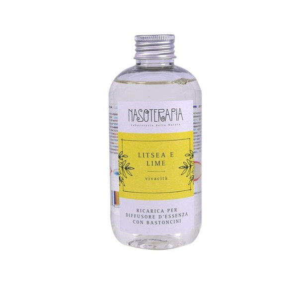 Nasoterapia - Ricarica Diffusore Bastoncini Litsea e Lime Confezione 250 ML  Nasoterapia - Ricarica Diffusore Bastoncini Litsea e Lime Confezione 250 ML