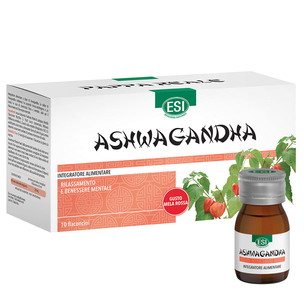 Esi - Ashwagandha Integratore Alimentare Tonificante Confezione 10X30 Ml