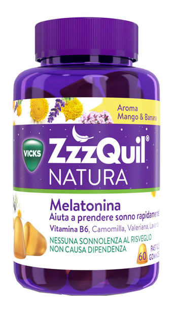 ZzzQuil - Natura Mango & Banana Confezione 60 Pastiglie 