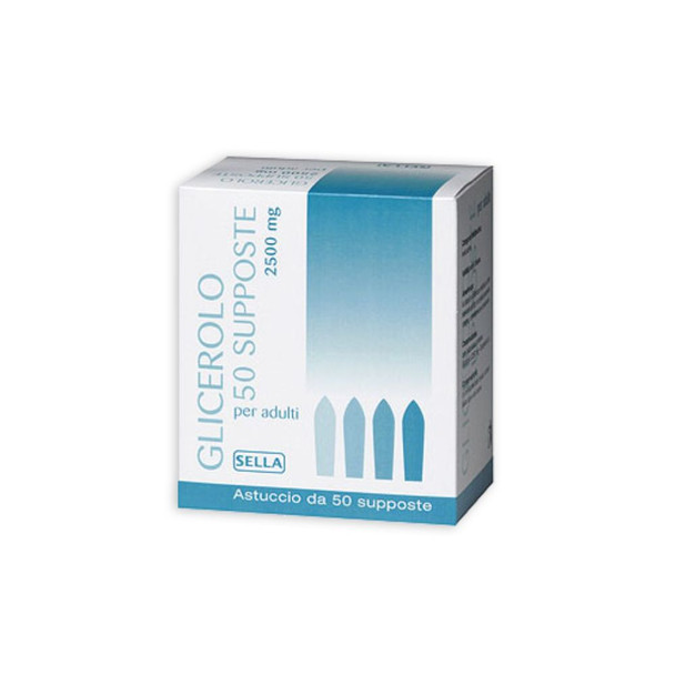 Sella - Glicerolo 2250 Mg Confezione 50 Supposte 
