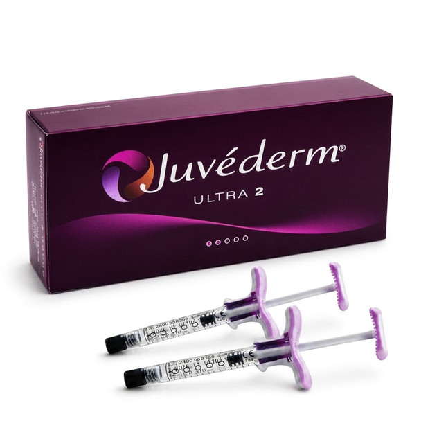Allergan - Juvederm Ultra 2 con Lidocaina Confezione 2 Siringhe Fiale Preriempite da 0,55 ml