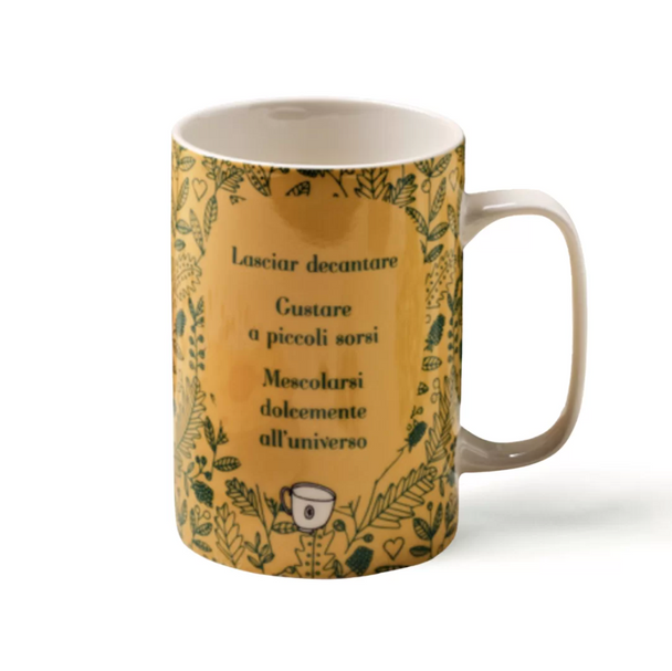 Neavita - Mug Tazza Lezioni Di Tè Gialla Confezione 1 Pezzo 