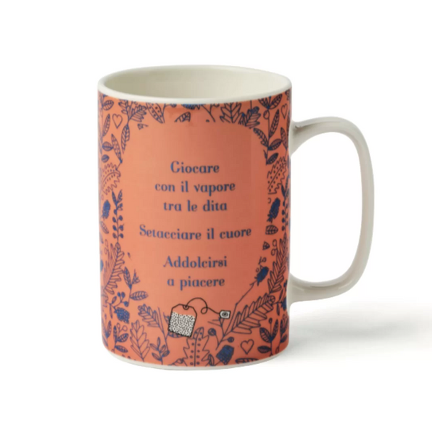 Neavita - Mug Tazza Lezioni Di Tè Rossa Confezione 1 Pezzo 