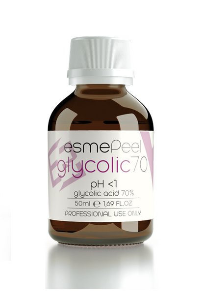 Esmedica Esmepeel Acido Glicolico 70% Peeling chimico intensivo per rinnovamento e luminosità cutanea Confezione 50 Ml 