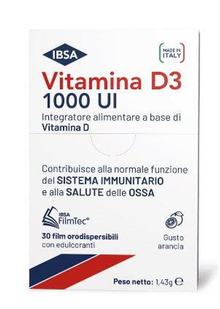 Ibsa - Vitamina D3 1000 UI Confezione 30 Film
