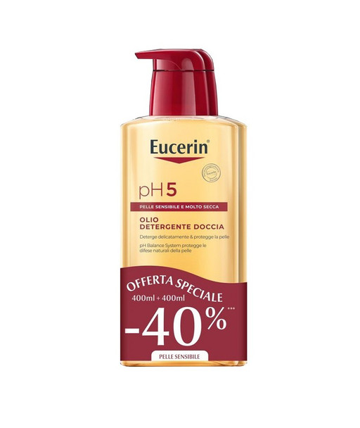Eucerin - Ph5 Bipacco Olio Detergente Confezione 400 + 400 Ml