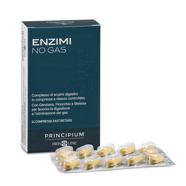 Bios Line - Principium Enzimi No Gas Confezione 24 Compresse