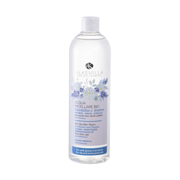 Alkemilla - Acqua Fiordaliso e Tea Tree Micellare Confezione 500 Ml