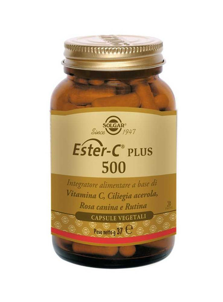 Solgar - Ester C Plus 500 Confezione 100 Capsule 