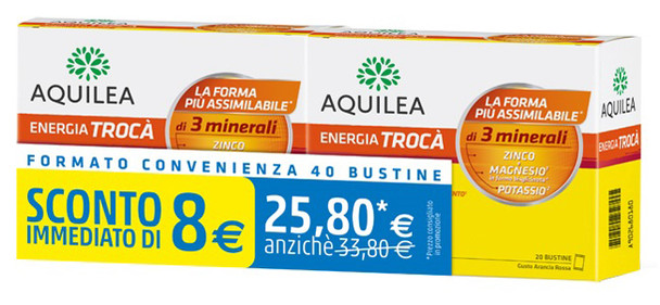 Aquilea - Energia Trocà Bipacco Confezione 2X20 Bustine 