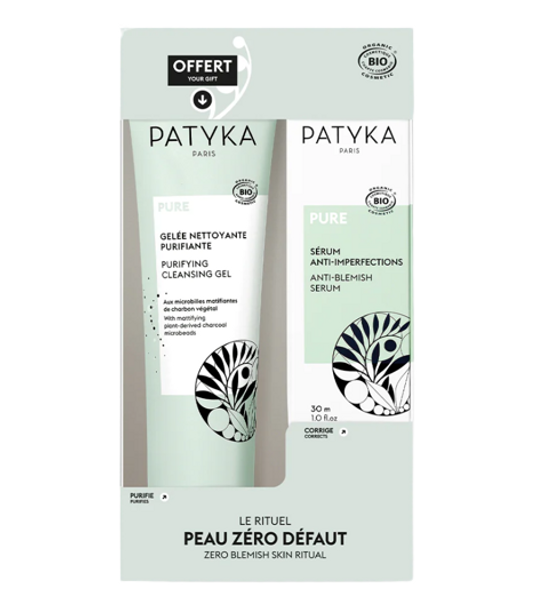 Patyka - Cofanetto Pure Siero Anti Imperfezioni + Gel Detergente Purificante Confezione 2 Pezzi