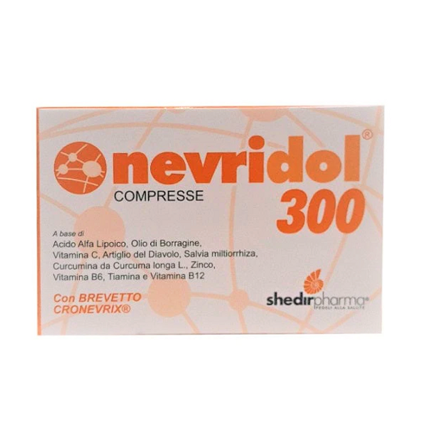 Shedir Pharma - Nevridol 300 Confezione 40 Compresse 