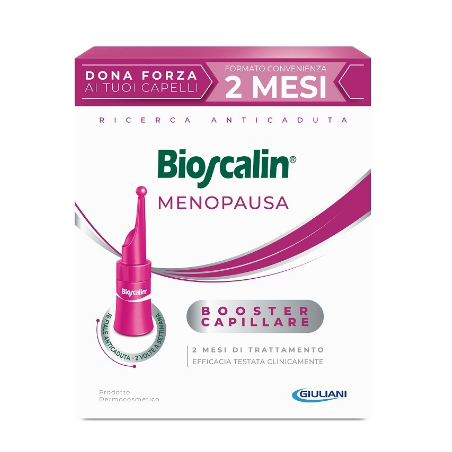Bioscalin - Menopausa Fiale Anticaduta Confezione Fiale 16x3,5 Ml Formato 2 Mesi
