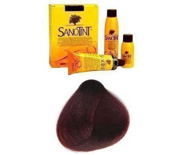 Sanotint - Tintura Capelli 28 Castano Rosso Confezione 4 Pezzi