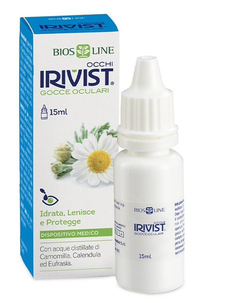 Bios Line Irvist Gocce Oculari Lenitive Polidose Confezione 15 Ml Gocce per occhi che lenisce prurito, bruciore e stanchezza grazie alle acque distillate di Camomilla, Calendula ed Eufrasia Bios Line Irvist Gocce Oculari Lenitive Polidose Confezione 15 Ml Gocce per occhi che lenisce prurito, bruciore e stanchezza grazie alle acque distillate di Camomilla, Calendula ed Eufrasia