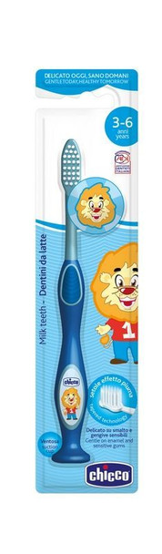 Chicco - Spazzolino Blu 3-6 Anni