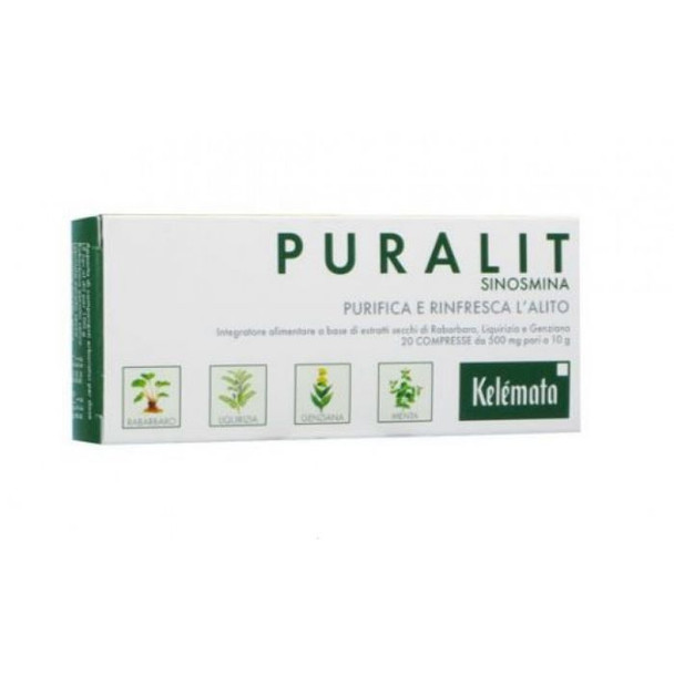 Puralit - Deodorante Alito Confezione 20 Compresse 