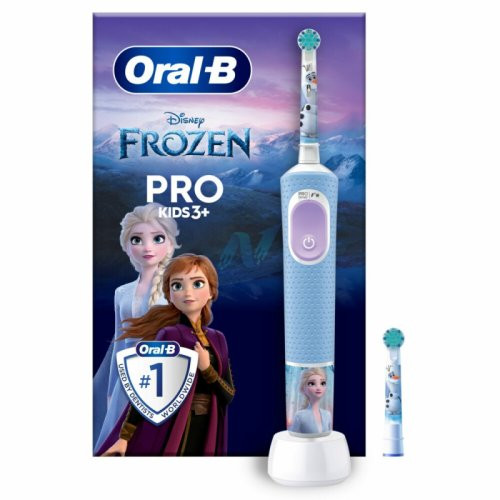 Oral B - Spazzolino Elettrico Bambini Frozen + 1 Testina Di Ricambio