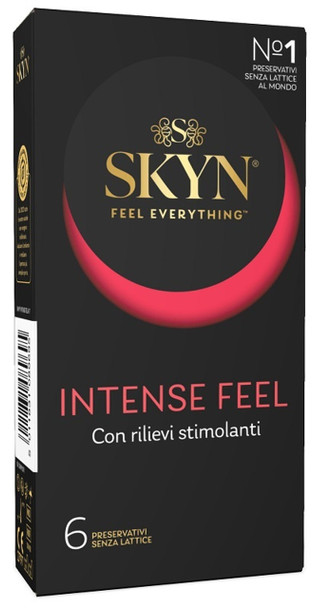 Skyn - Intense Feel Con Rilievi Stimolanti Confezione 6 Profilattici