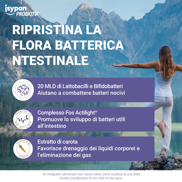 Isypan - Probiotik Fermenti Lattici Confezione 12 Bustine Orosolubili (Scadenza Prodotto 28/10/2026)
