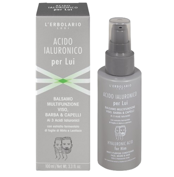 L'Erbolario - Acido Ialuronico Per Lui Balsamo Multifunzione Uomo Confezione 100 Ml 