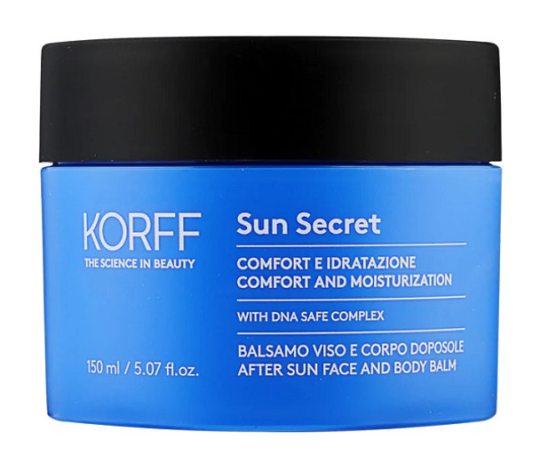 Korff - Sun Secret Balsamo DopoSole Viso E Corpo Confezione 150 Ml  