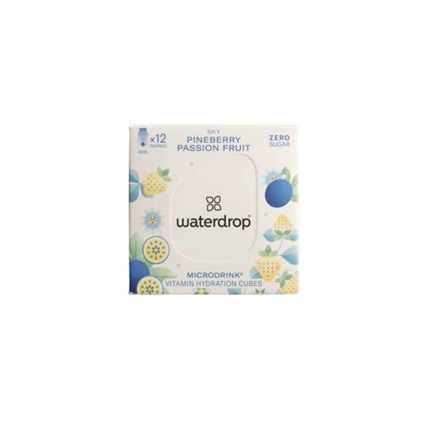 Waterdrop - Microdrink Sky Bevanda Vitaminica Gusto Fruttato Confezione 12 Cubetti Effervescenti