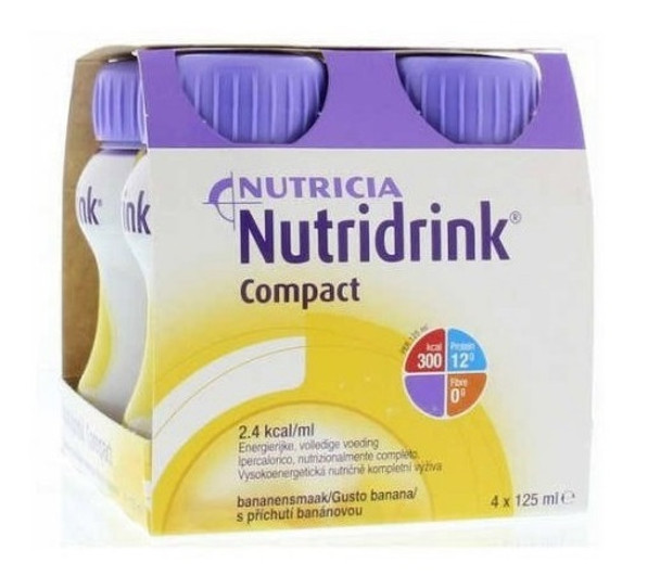 Nutricia - Nutridrink Compact Gusto Banana Confezione 4X125 Ml 