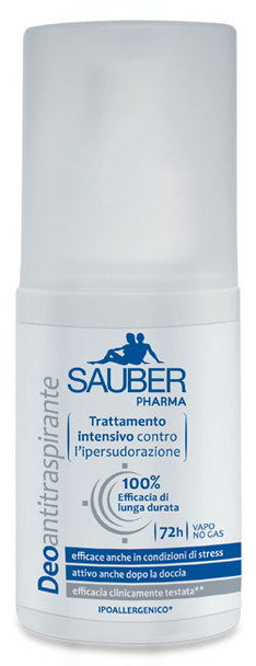 Sauber - Trattamento Anti-Traspirante Deodorante Vapo 72h