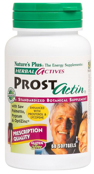 Natures Plus Herbal Actives Prost Actin Integratore Prostata 
Confezione 60 Capsule

Integratore per la salute della prostata
