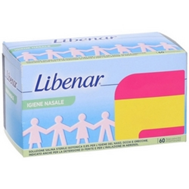 Libenar - Soluzione Fisiologica Per L'igiene Del Naso E L'aerosolterapia Confezione 60 Fiale