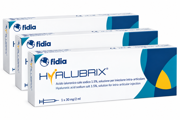 Hyalubrix - Siringa Intra-Articolare Confezione 3 Siringhe Preriempite da 2 Ml