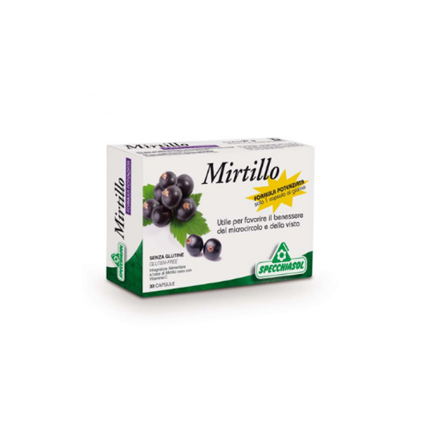Specchiasol - Integratore Alimentare Al Mirtillo Benessere Vista E Microcircolo Confezione30 Capsule