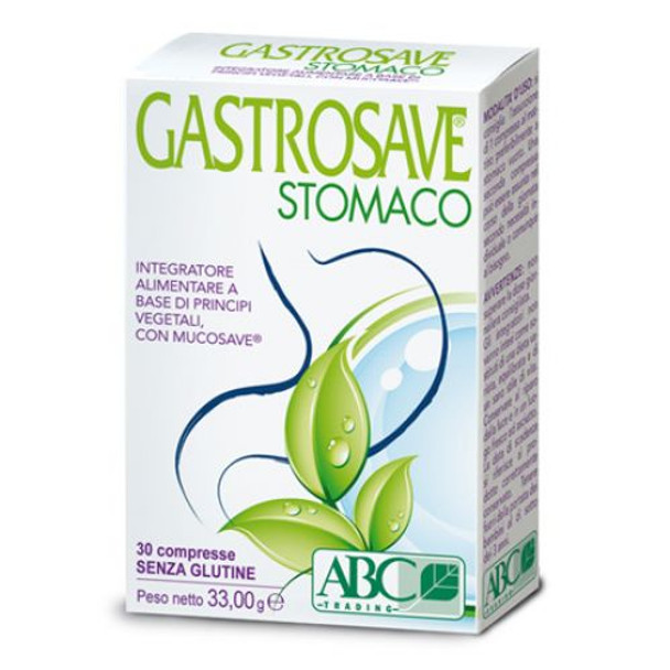 Abc Gastrosave Stomaco Integratore Digestione
Confezione 30 Compresse

Integratore che favorisce il sollievo della mucosa gastrica e supporta la funzione digestiva