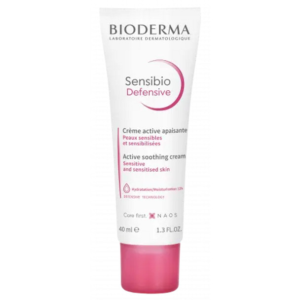 Bioderma Sensibio Defensive Crema Lenitiva Viso
Confezione 40 Ml

Crema lenitiva che rinforza le difese naturali della pelle contro le aggressioni esterne, con una texture leggera, fresca e adatta a pelli normali e miste